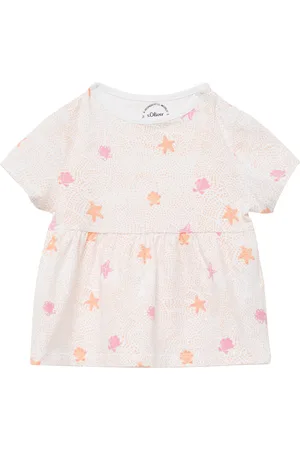 QS by s.Oliver Ausgestelltes T-Shirt mit All-over-Print, Babys