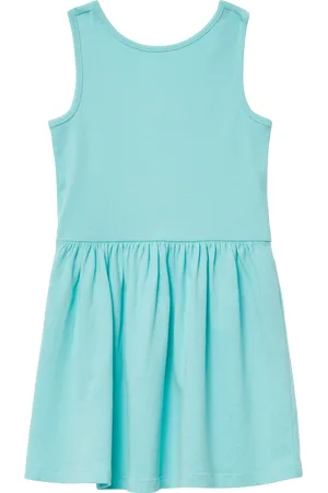 QS by s.Oliver Kurzes Kleid aus Baumwollmix mit Rücken-Detail, Kinder