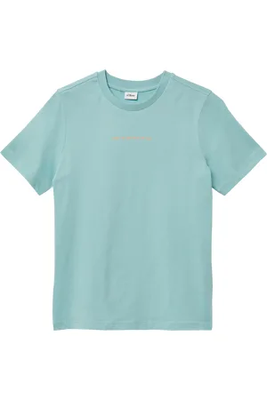 QS by s.Oliver Baumwoll-T-Shirt mit Front- und Rückenprint, Jungen