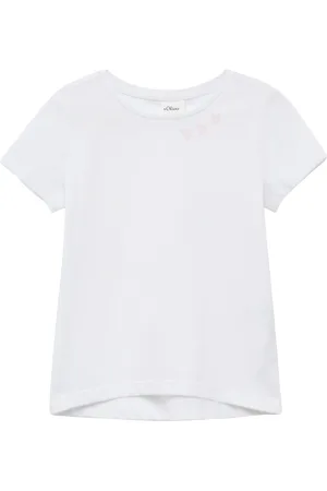 QS by s.Oliver T-Shirt im Loose Fit mit Front- und Rückenprint, Kinder