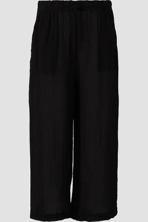 QS by s.Oliver Strukturierte Culotte aus Viskosemix, Damen