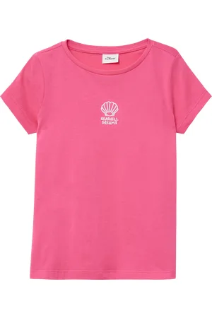 QS by s.Oliver Ausgestelltes T-Shirt mit Stickerei, Kinder