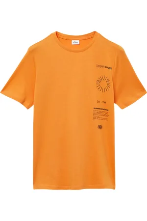 QS by s.Oliver Jersey-T-Shirt mit Frontprint, Jungen