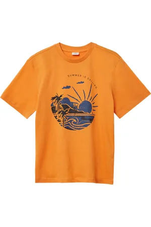 QS by s.Oliver Jersey-T-Shirt mit Frontprint, Jungen
