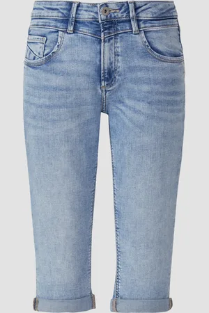 QS by s.Oliver Capri-Jeans Catie / Slim Fit / Mid Rise, Damen