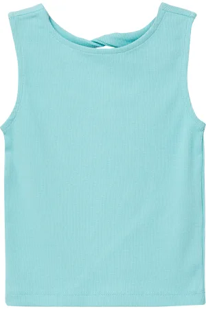 QS by s.Oliver Ripp-Top mit Cut-out am Rücken, Kinder