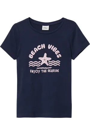 QS by s.Oliver Baumwoll-T-Shirt mit Print, Kinder