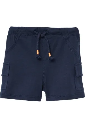 QS by s.Oliver Cargo-Shorts aus Baumwolle mit verstellbarem Elastikbund, Babys