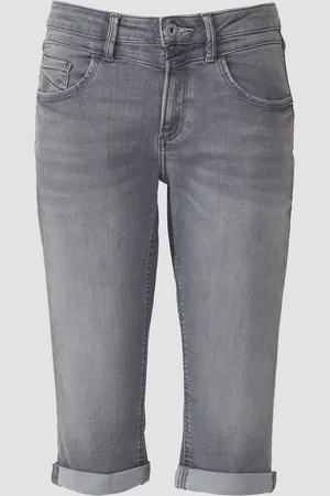 QS by s.Oliver Capri-Jeans Catie / Slim Fit / Mid Rise, Damen