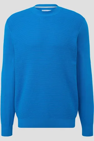 QS by s.Oliver Strickpullover mit Waffelpiqué-Muster, Herren