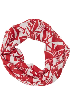 QS by s.Oliver Snood aus Viskose mit floralem Muster, Damen