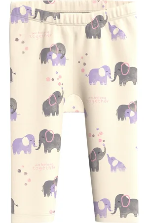 QS by s.Oliver Leggings aus Baumwollstretch mit All-over-Print, Babys