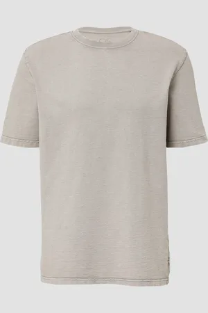 QS by s.Oliver Gewaschenes T-Shirt mit Flammgarnstruktur, Herren