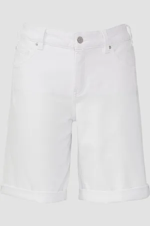 QS by s.Oliver Bermuda Jeans / Straight Fit / Mid Rise / Straight Fit, Damen
