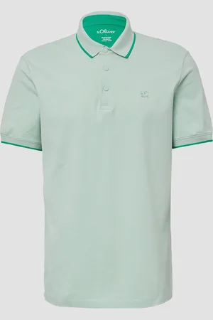 QS by s.Oliver Sportives Piqué-Poloshirt mit Kontrast-Details, Herren