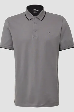 QS by s.Oliver Sportives Piqué-Poloshirt mit Kontrast-Details, Herren