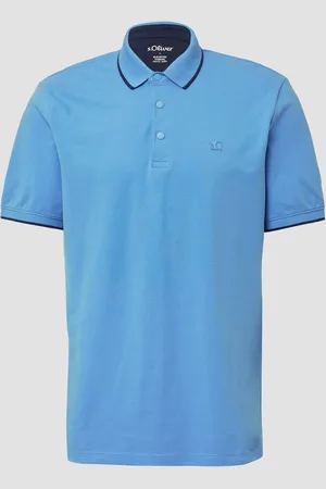 QS by s.Oliver Sportives Piqué-Poloshirt mit Kontrast-Details, Herren