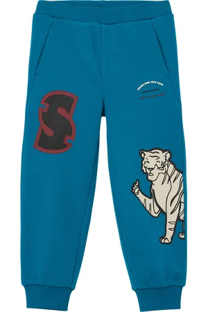 QS by s.Oliver Regular: Sweatpeants mit gummierten Prints, Kinder