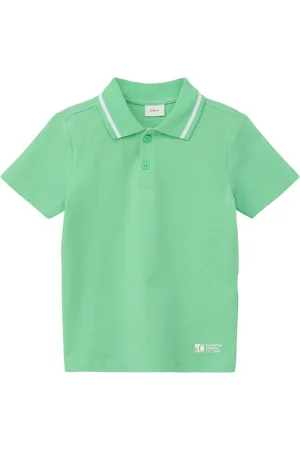 QS by s.Oliver Poloshirt mit Kontrast-Streifen, Kinder