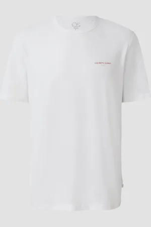 QS by s.Oliver T-Shirt mit Front- und Rückenprint, Herren