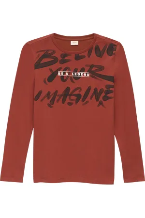 QS by s.Oliver Longsleeve mit modischem Frontprint, Jungen