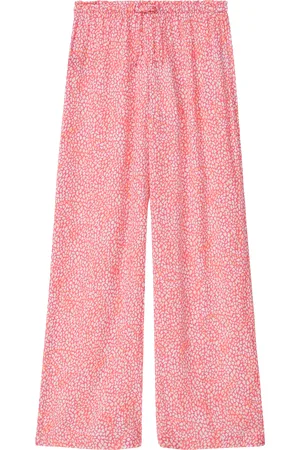 QS by s.Oliver Wide-Leg-Hose aus crinkled Viskose, Mädchen