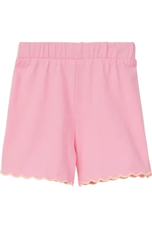 QS by s.Oliver Baumwoll-Shorts mit Bogenkante und Elastikbund, Babys