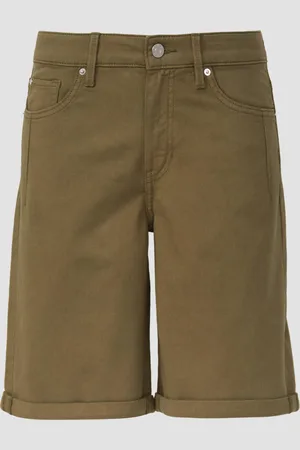 QS by s.Oliver Jeans-Bermuda Karolin / Regular Fit / Mid Rise, Damen