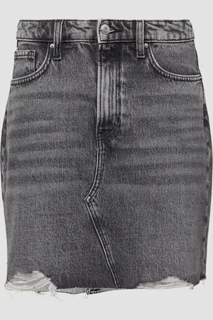 QS by s.Oliver Denimrock mit offenem Saum, Damen