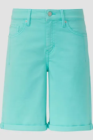 QS by s.Oliver Jeans-Bermuda Karolin / Regular Fit / Mid Rise, Damen