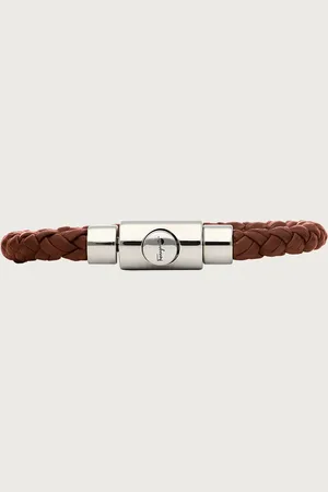 Salvatore Ferragamo Herren Flechtarmband (L)