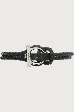 Salvatore Ferragamo Herren Armband mit Gancini-Detail (S)