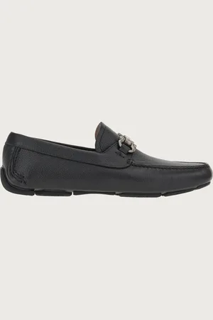Salvatore Ferragamo Herren Driver-Mokassin mit Gancini-Ornament Größe 40