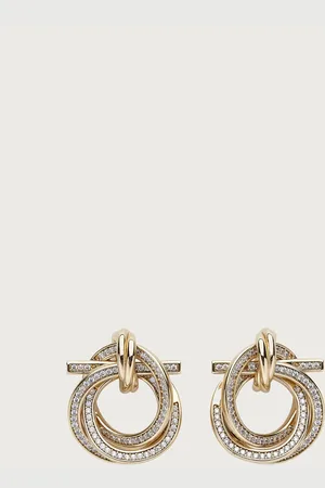 Salvatore Ferragamo Damen Gancini Ohrringe