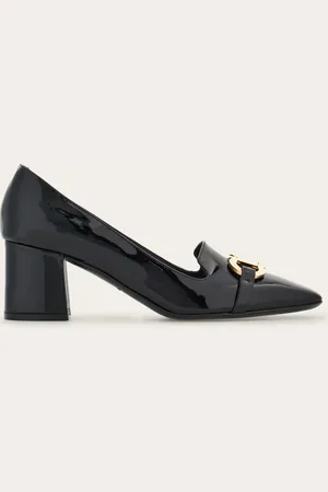 Salvatore Ferragamo Damen Pumps mit Gancini-Ornament Größe 35.5