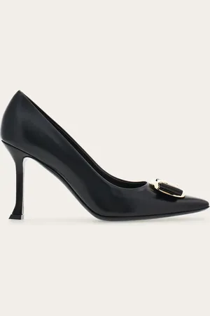 Salvatore Ferragamo Damen New Vara Plate Pumps Größe 34.5