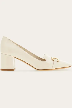 Salvatore Ferragamo Damen Pumps mit Gancini-Ornament Größe 35.5