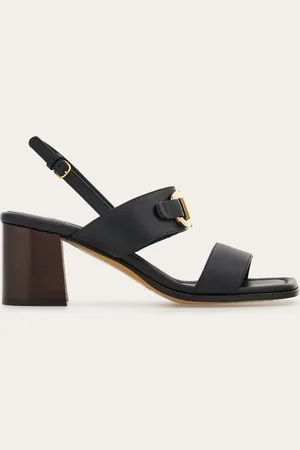 Salvatore Ferragamo Damen Gancini Sandale Größe 34.5