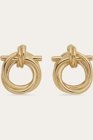 Salvatore Ferragamo Damen Gancini Ohrringe Torchon