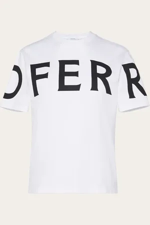 Salvatore Ferragamo Damen T-Shirt mit grafischem Logo