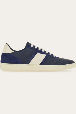 Salvatore Ferragamo Herren Low-Top-Sneaker mit Signatur Größe 39