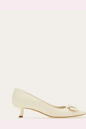 Salvatore Ferragamo Damen New Vara plate Pumps Größe 34.5