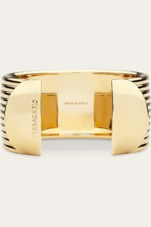 Salvatore Ferragamo Damen Gancini Bangle-Armreif (L)