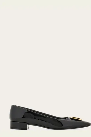 Salvatore Ferragamo Damen Pumps New Vara Plate Größe 35