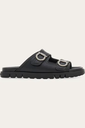 Salvatore Ferragamo Herren Sandale mit Doppelriemen Größe 40