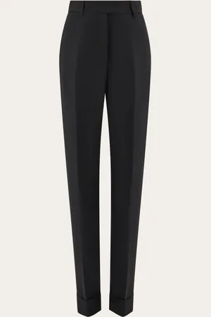 Salvatore Ferragamo Damen Hose mit Aufschlag