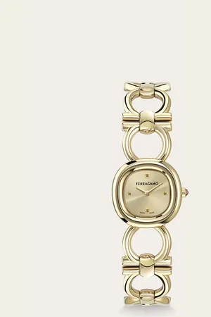 Salvatore Ferragamo Damen Double Gancini Uhr