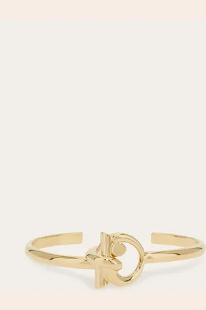 Salvatore Ferragamo Damen Gancini Armreifen – Größe M