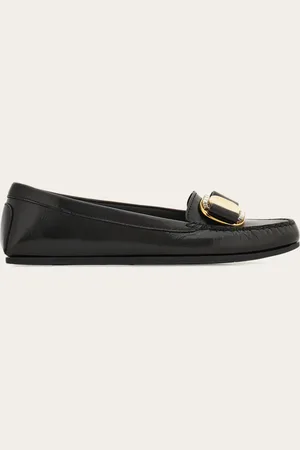 Salvatore Ferragamo Damen Driver-Mokassin mit Kristallen Größe 35.5