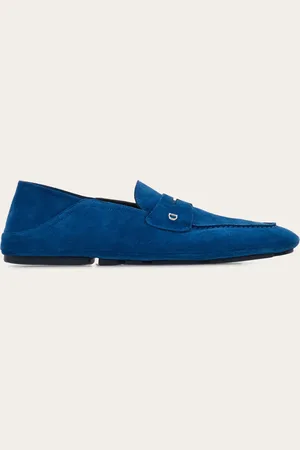 Salvatore Ferragamo Herren Hybrider Driver-Mokassin mit Gancini-Ornament Größe 40